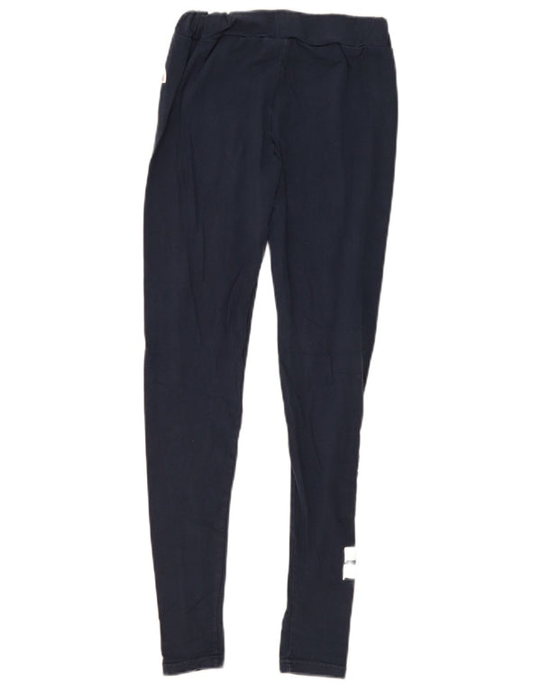 Ellesse Damen Leggings UK 10 Small Marineblaue Baumwolle