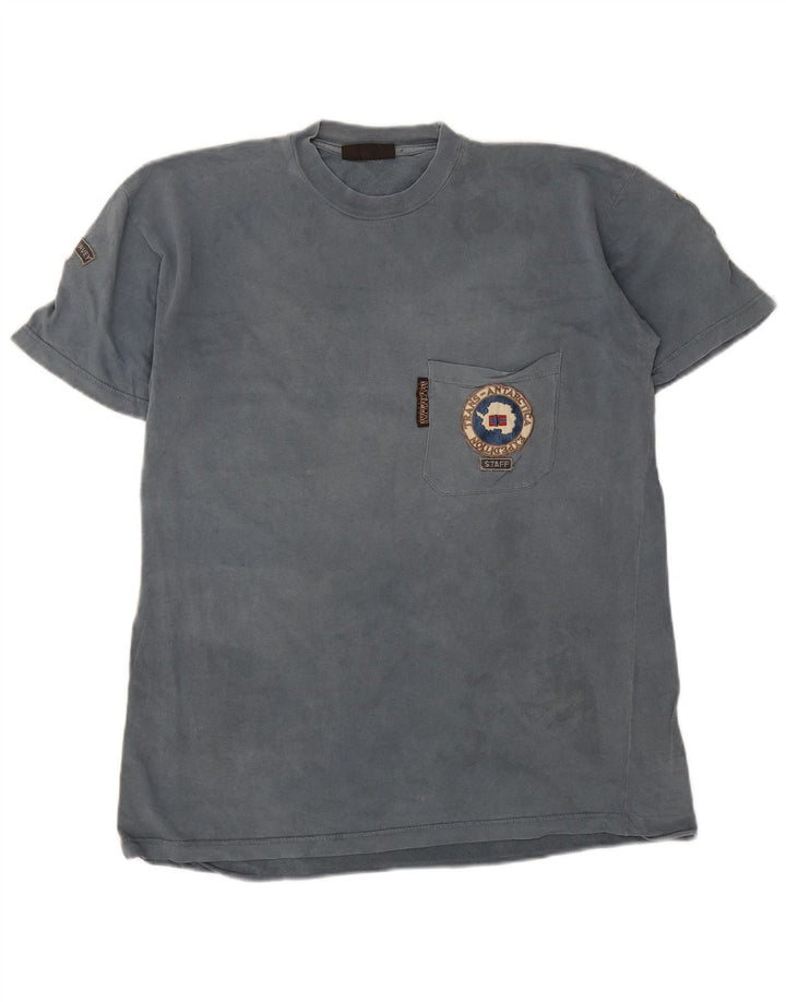 Napapijri Herren T-Shirt Top Mittelblau