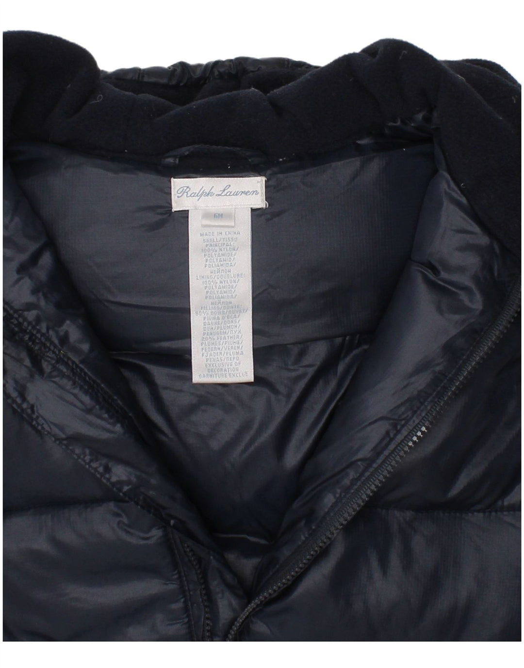 Ralph Lauren Baby-Jungen-Overall mit Kapuze, gepolstert, 3–6 Monate, Marineblau, Winter