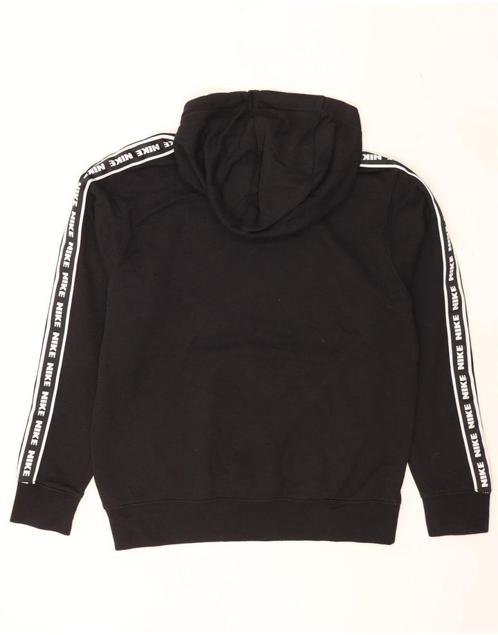 Nike Herren-Kapuzenpullover mit Grafik, mittelschwarz, Baumwolle