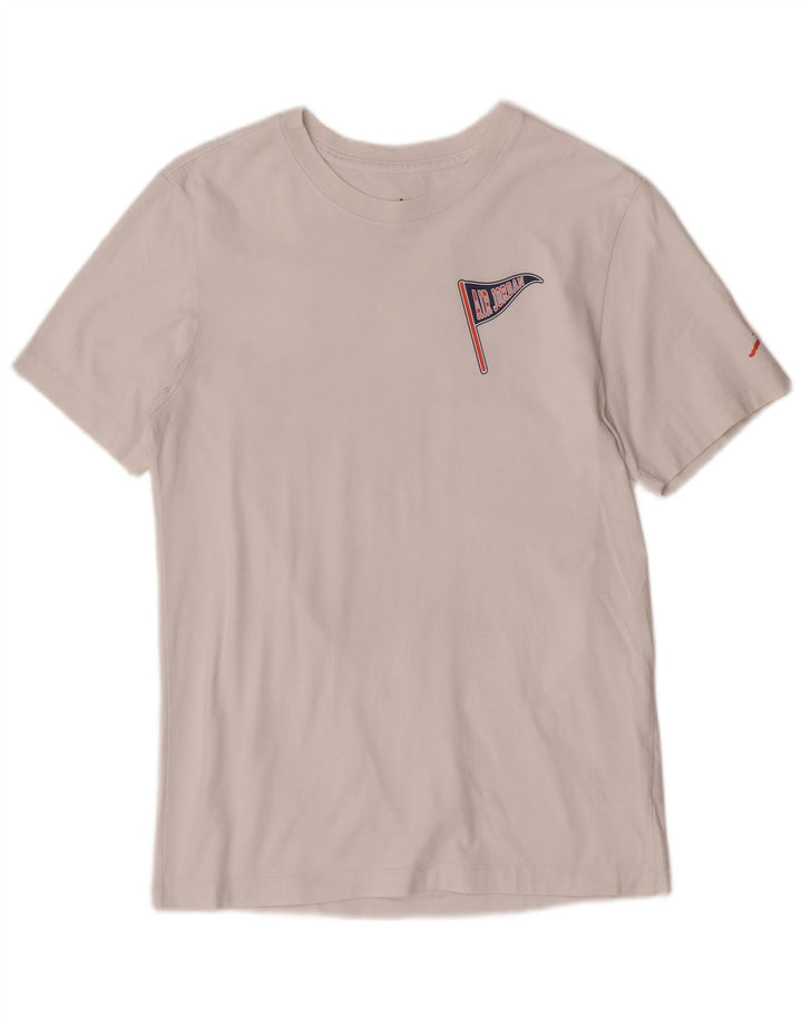 Jordan Herren-T-Shirt mit Standard-Passform, mittelweiß, Baumwolle