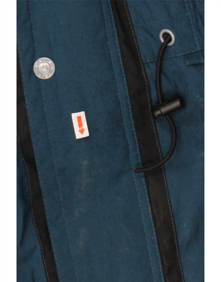 C&A Herren-Windbreakerjacke mit Reißverschluss, UK 44 2XL, Blau, Farbblock-Polyester, Winter