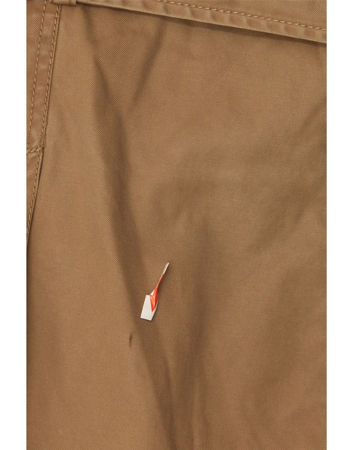 Zara Herren Militärjacke UK 40 Large Braun Polyester