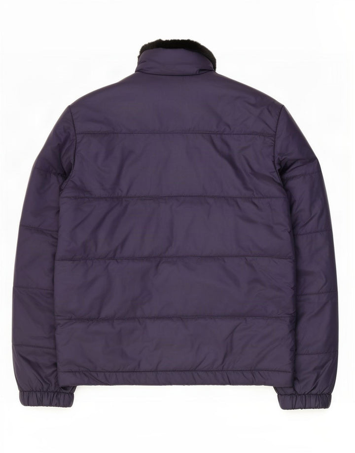 Hugo Boss Herren Wattierte Jacke EU 48 Medium Marineblau Polyester