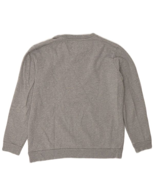 Calvin Klein Jeans Herren Grafik Sweatshirt Pullover XS Grau Baumwolle
