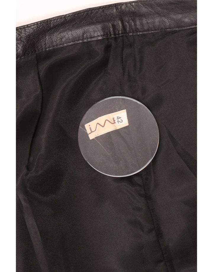 Maxime Damen Lederrock IT 42 Medium W26 Schwarz