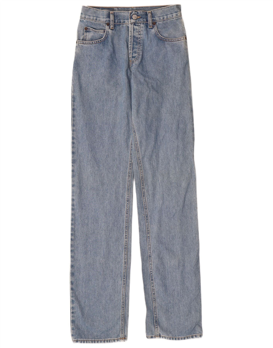 RIFLE Damen Straight Jeans W29 L34 Blaue Baumwolle