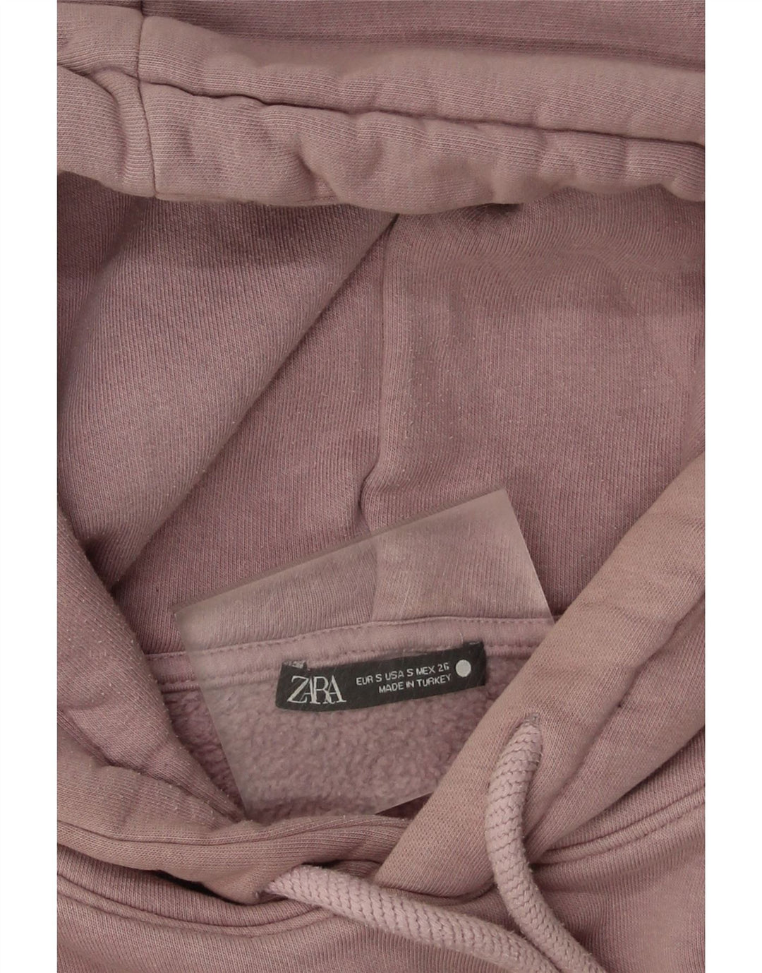 Zara Damen-Pullover mit übergroßem Kapuzenpullover, Gr. 10, klein, Rosa