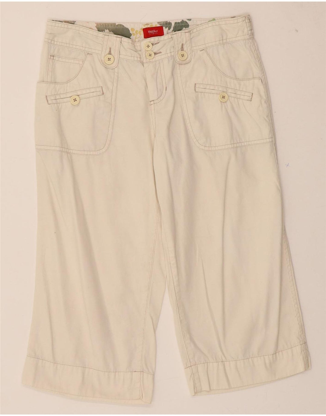 MOSSIMO Womens Bermuda Shorts US 7 Medium W30  Beige Cotton Vintage Mossimo and Second-Hand Mossimo from Messina Hembry 