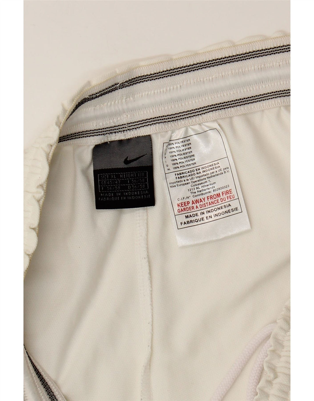 Nike Herren Sportshorts XL Weiß Polyester