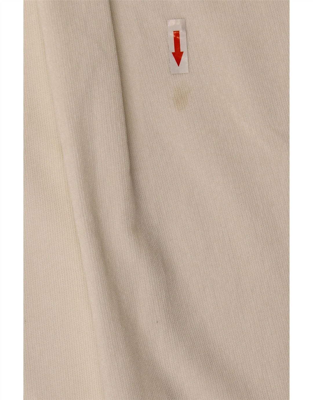 Zara Damen Übergroßes Cordhemd UK 10 Small Weiß Polyester