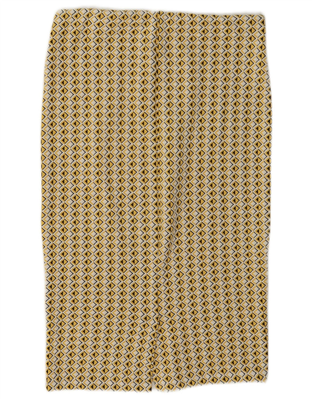Zara Damen Midirock Medium W28 Gelb Geometrisch