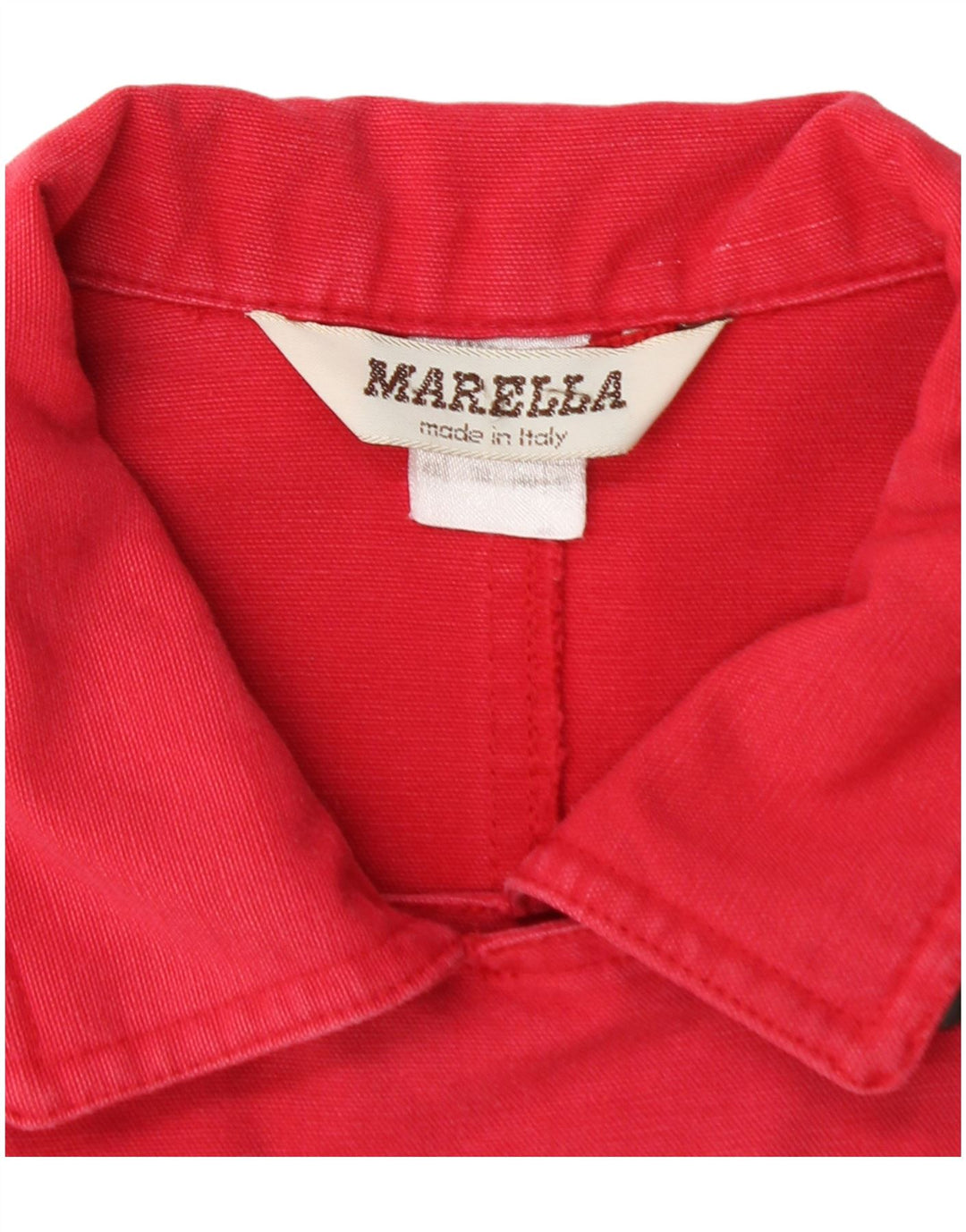 Marella Damen Übergroße Utility-Jacke mit 3/4-Ärmeln, UK 12, Mittelrot