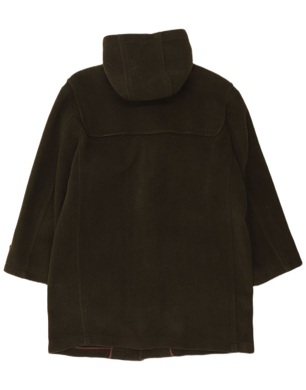 Ivy Oxford Herren-Dufflecoat mit Kapuze, UK 40, große Khaki-Wolle