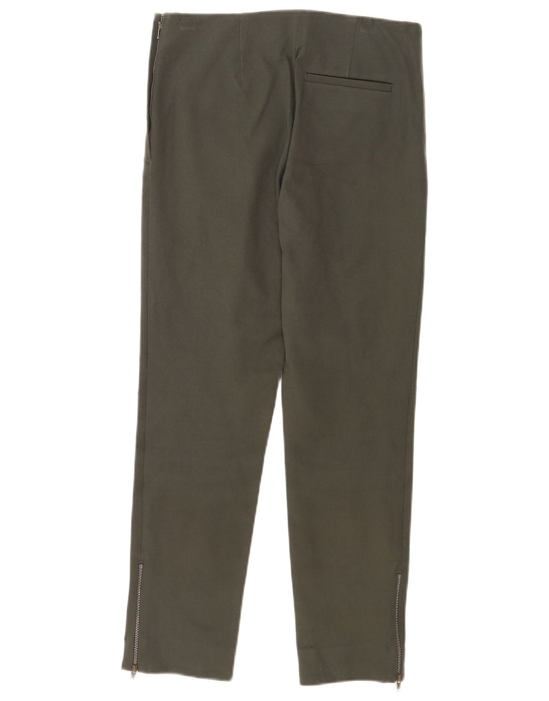 Cos Damen-Freizeithose, normal, EU 38, mittelgroß, B28, L26, grüne Baumwolle