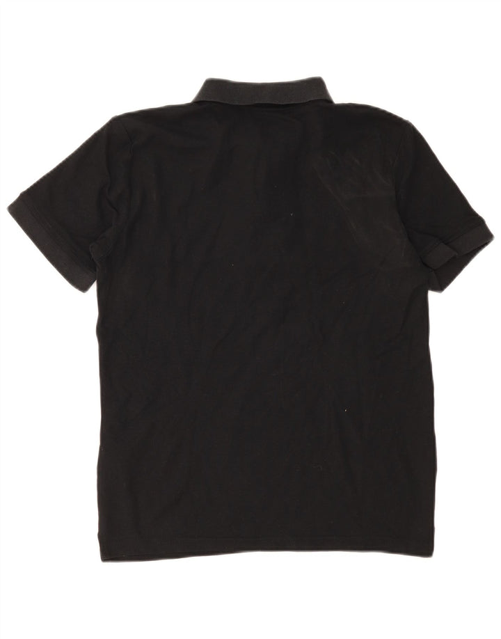 Umbro Herren-Poloshirt, Größe S, schwarze Baumwolle