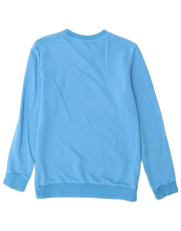 Adidas Jungen Grafik-Sweatshirt-Pullover 11–12 Jahre, blaue Baumwolle