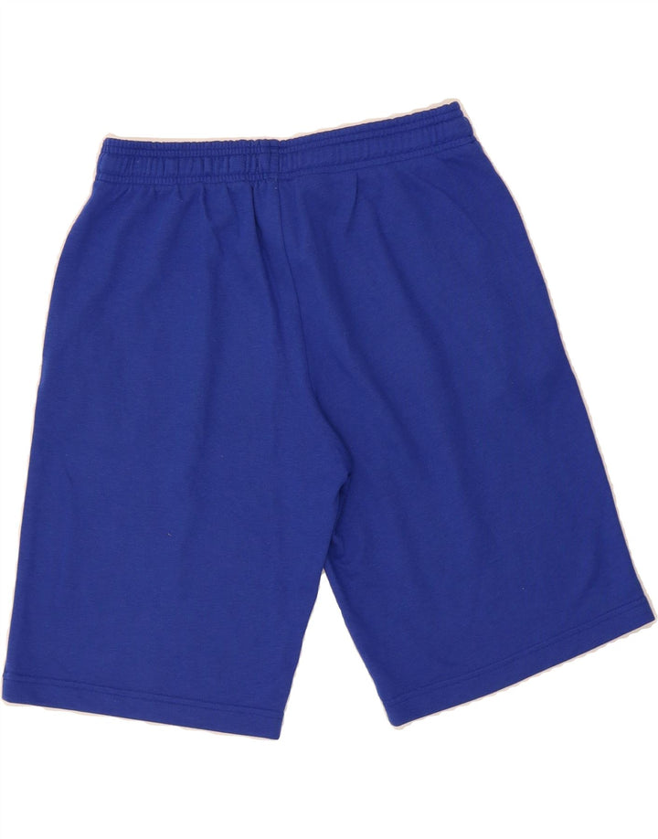 ADIDAS Boys Graphic Sport Shorts 15-16 Years Blue Polyester Vintage Adidas and Second-Hand Adidas from Messina Hembry 