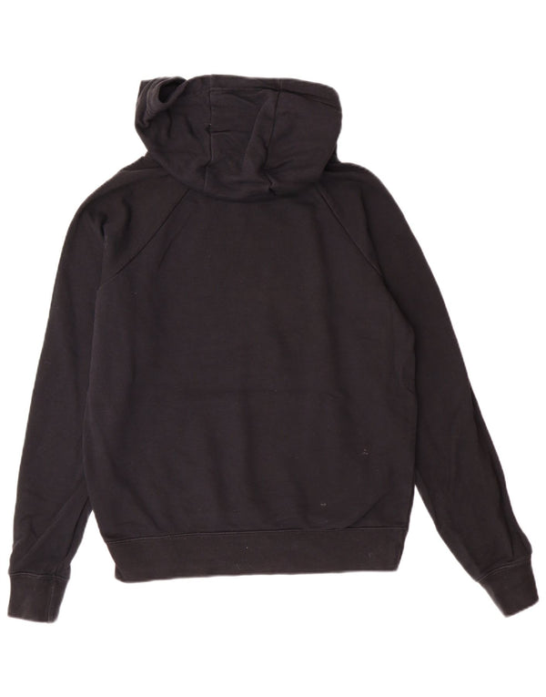 Nike Damen-Pullover mit übergroßem Kapuzenpullover, Gr. 10, Größe S, Schwarz, Baumwolle