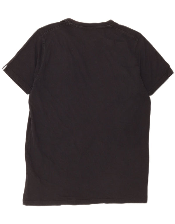 U.S. Polo Assn. Herren T-Shirt Top Small aus schwarzer Baumwolle