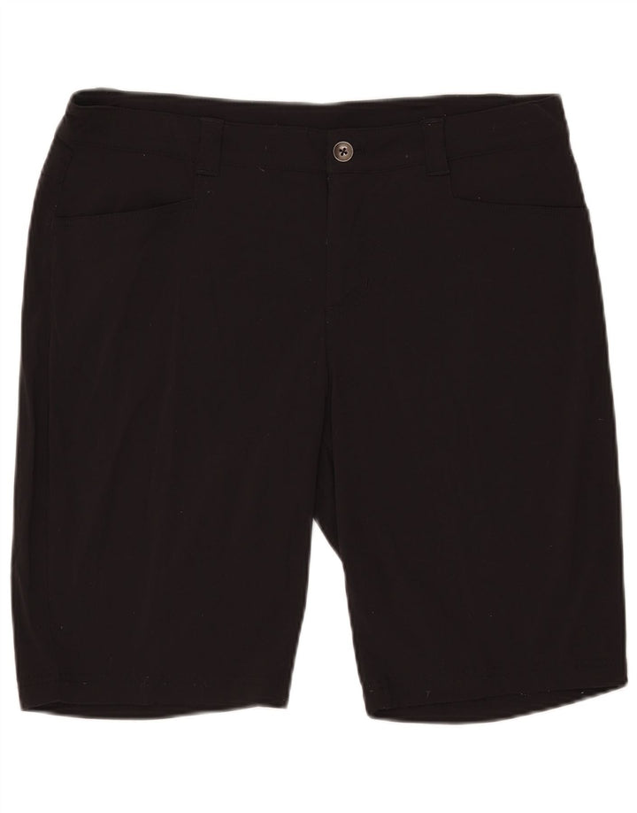 Eddie Bauer Damen Freizeitshorts US 14 XL W36 Schwarz
