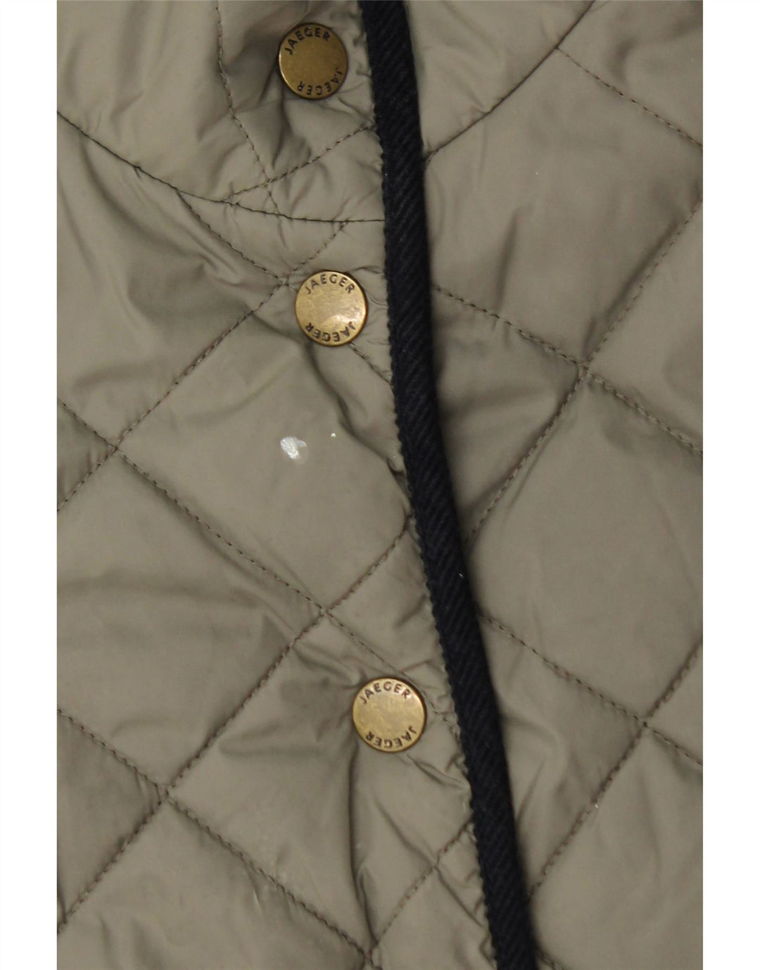 Jaeger Damen Steppjacke UK 12 Medium Khaki Polyamid
