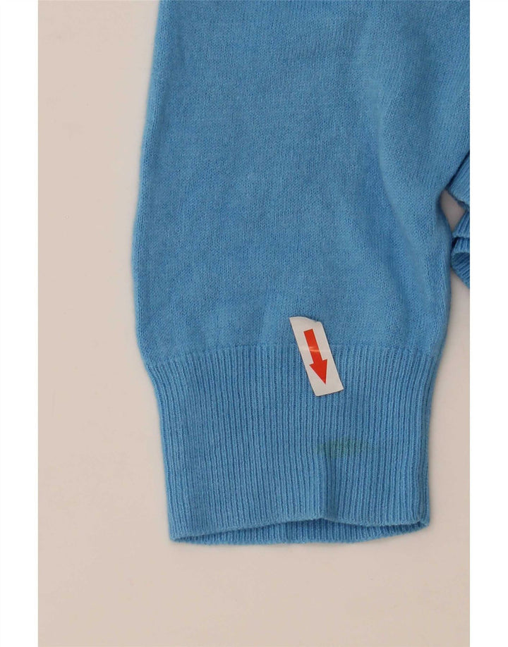 Marks & Spencer Herren Autograph Pullover mit V-Ausschnitt, klein, Acryl, Blau