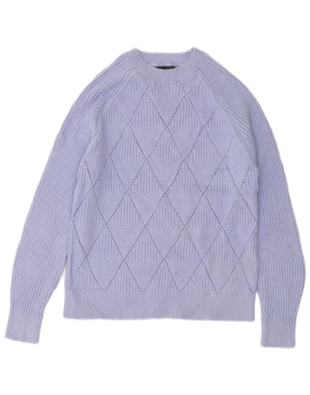 MARKS & SPENCER Damen Pullover mit Rundhalsausschnitt, UK 14, Mittelviolett