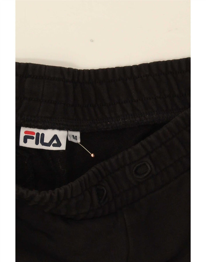 Fila Herren-Trainingshose mit Grafik, mittelschwarz, Baumwolle