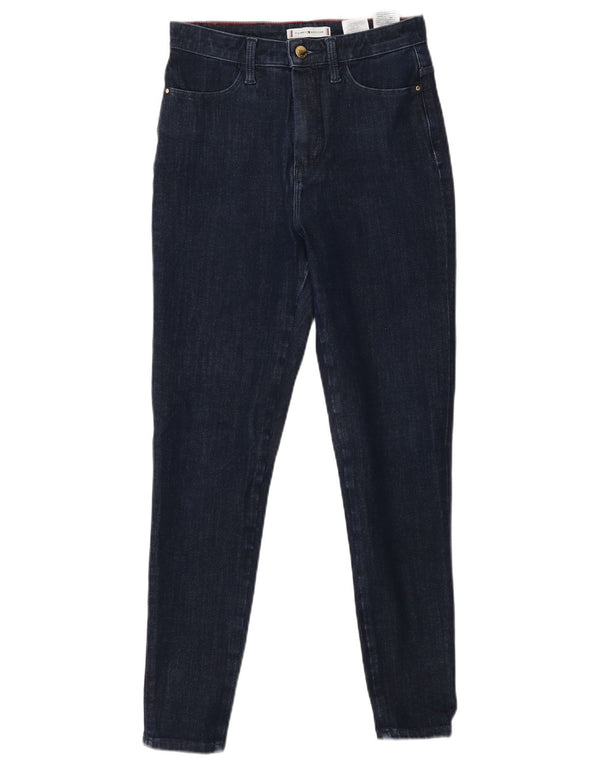 Tommy Hilfiger Damen Sculpt Skinny Jeans W27 L26 Marineblau Baumwolle