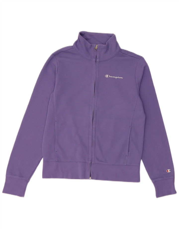 CHAMPION Damen-Trainingsanzug-Top-Jacke, UK 14, mittelviolette Baumwolle