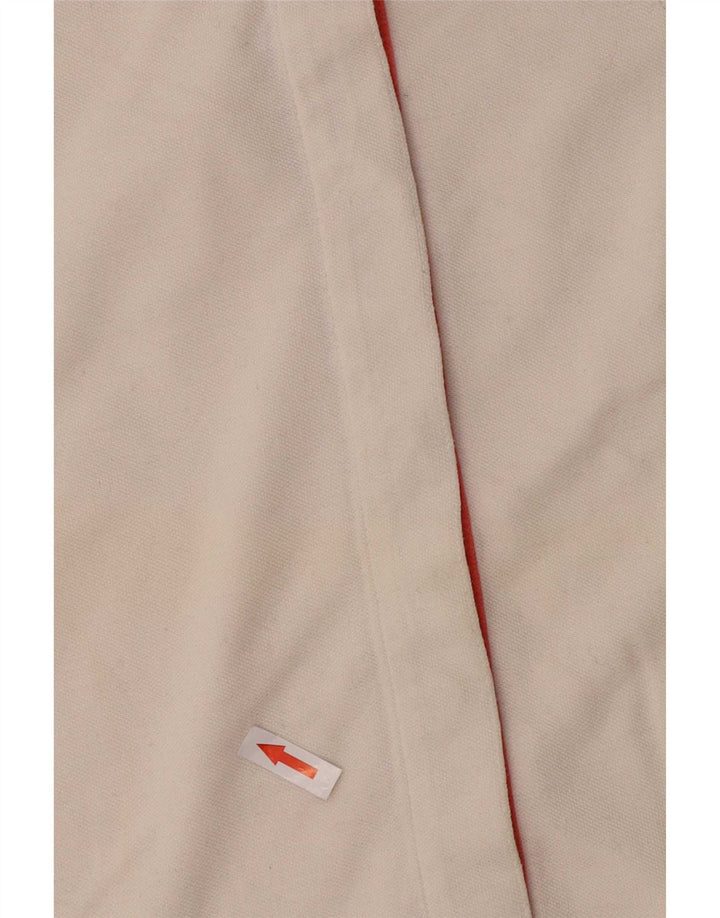 Champion Damen Kurzarm-Hemdbluse UK 14 Mittelweiße Baumwolle