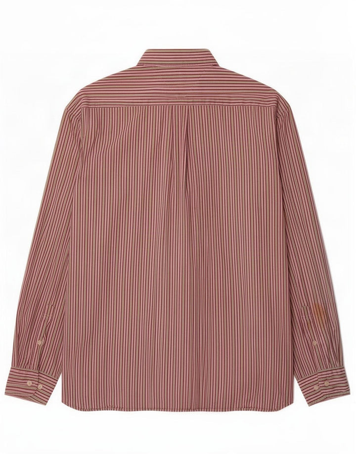 Tommy Hilfiger Herrenhemd XL Mehrfarbige Nadelstreifen-Baumwolle