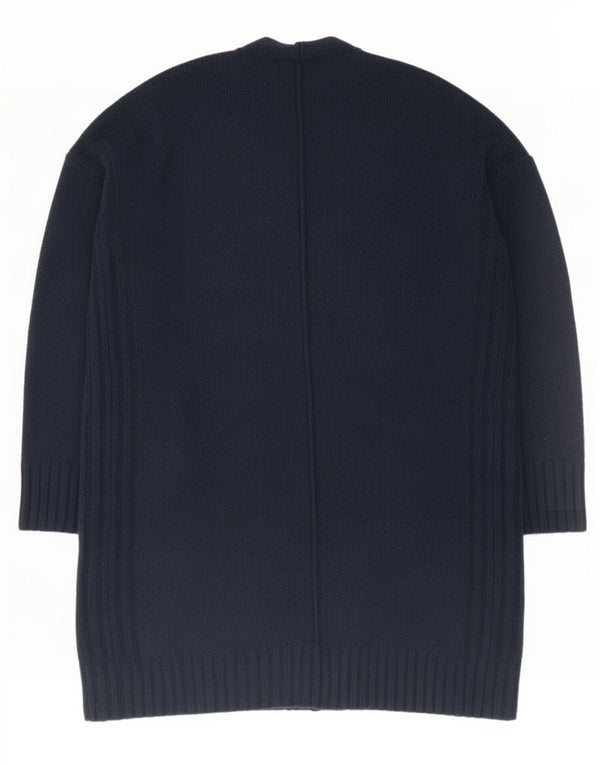 Marks & Spencer Damen Longline-Cardigan-Pullover UK 14 Medium Navy Blue