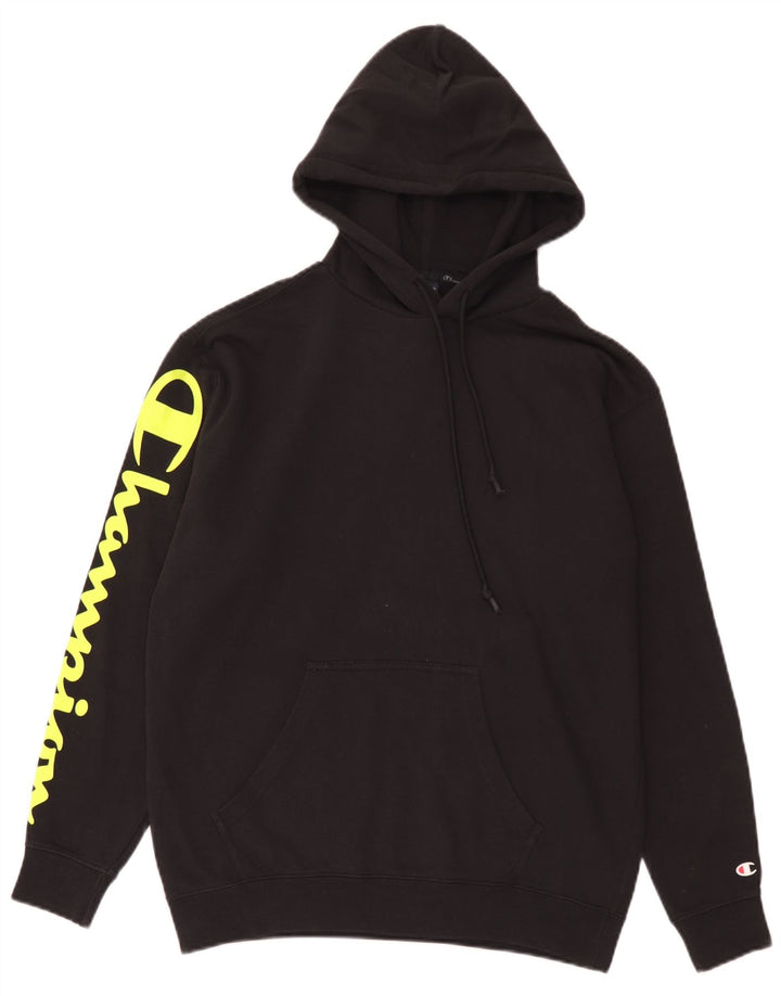 Champion Herren-Kapuzenpullover mit Grafik, Größe S, Schwarz