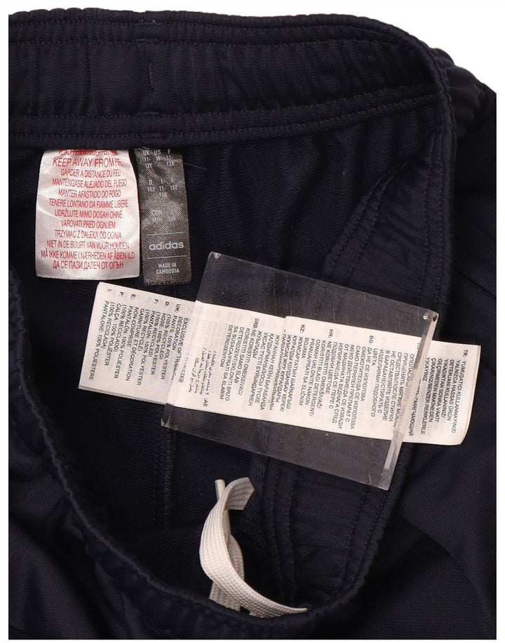 ADIDAS Jungen-Trainingshose, Jogginghose, 11–12 Jahre, marineblaues Polyester