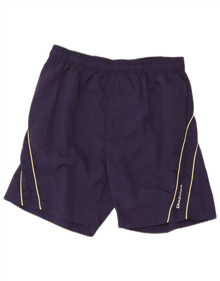 Diadora Herren-Sportshorts, groß, marineblau, Polyamid