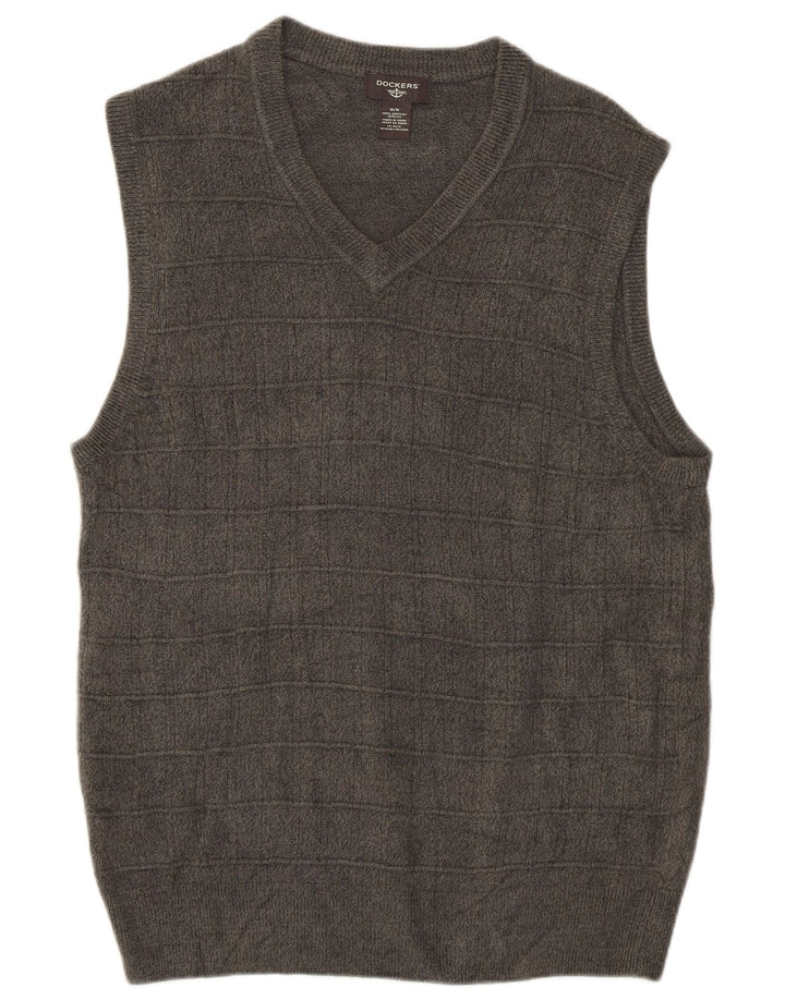 Dockers Herren-Tanktop aus mittelgrauem Acryl