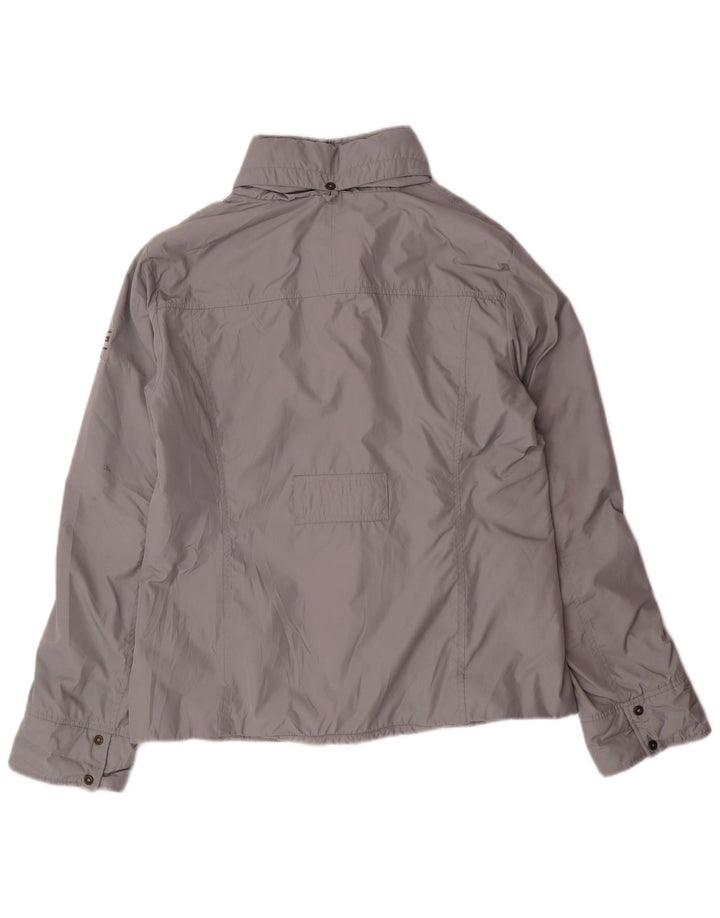 Champion Damen-Windbreakerjacke mit Kapuze, UK 18, XL, grau, Polyester
