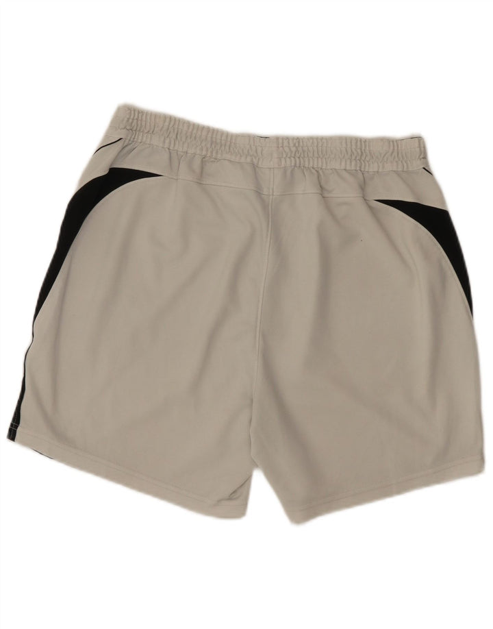 Nike Herren-Sportshorts, groß, weißes Farbblock-Polyester