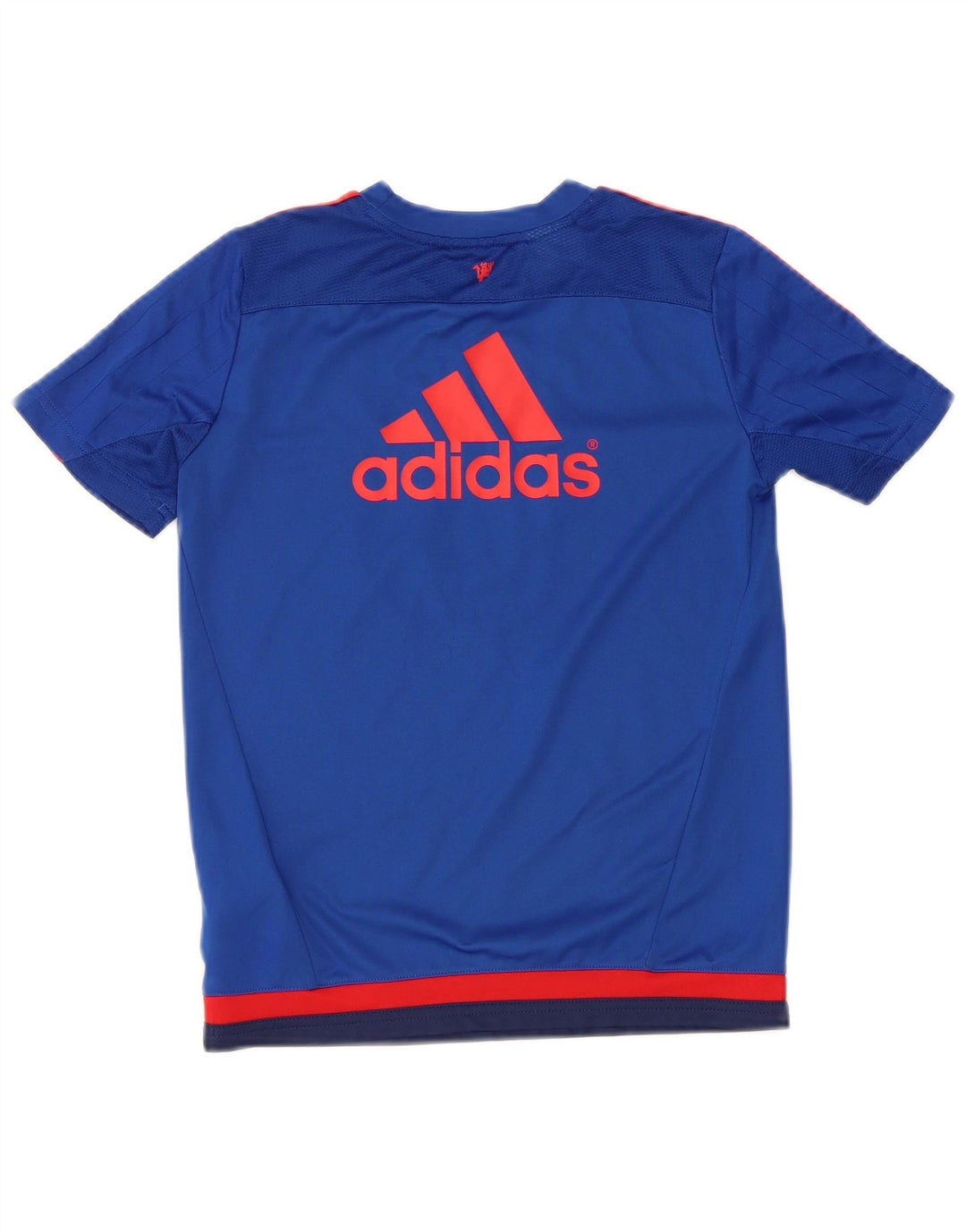 ADIDAS Jungen Manchester United Graphic T-Shirt Top 9–10 Jahre Blau