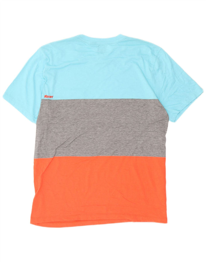 Volcom Herren-T-Shirt mit Grafik, XL, mehrfarbig, Colourblock-Baumwolle