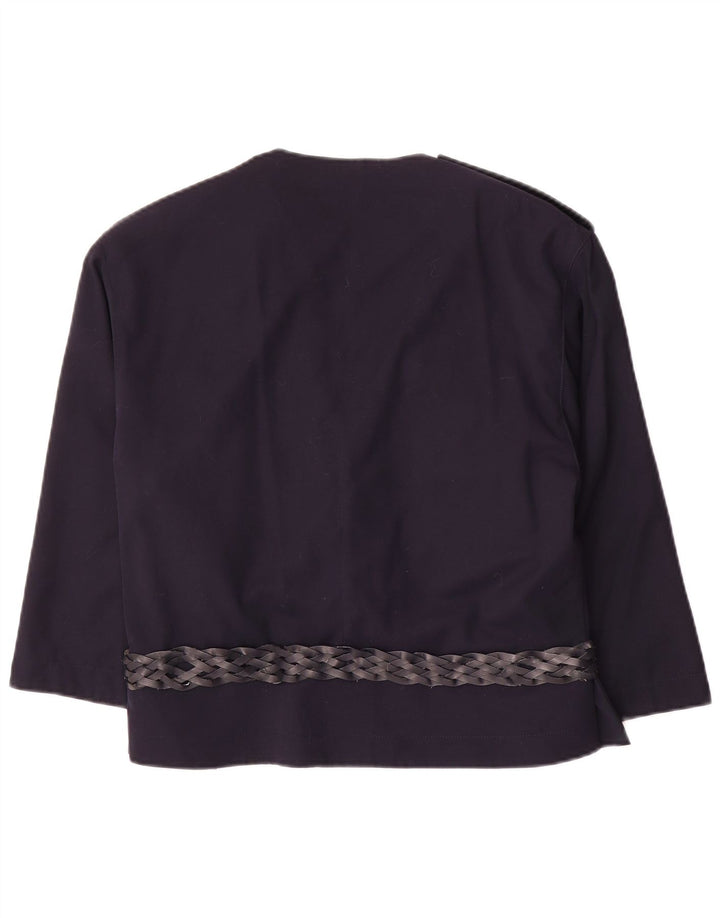 Complice Damen-Blazerjacke im Militär-Stil mit 3/4-Ärmeln, EU 40, mittleres Marineblau