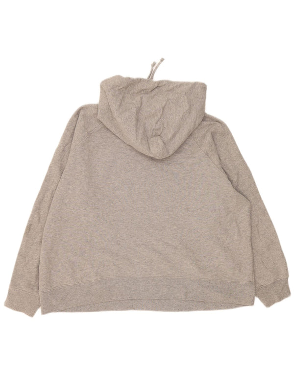 Levi's Womens Graphic Oversized Hoodie Pullover UK 18 XL Graue Baumwolle