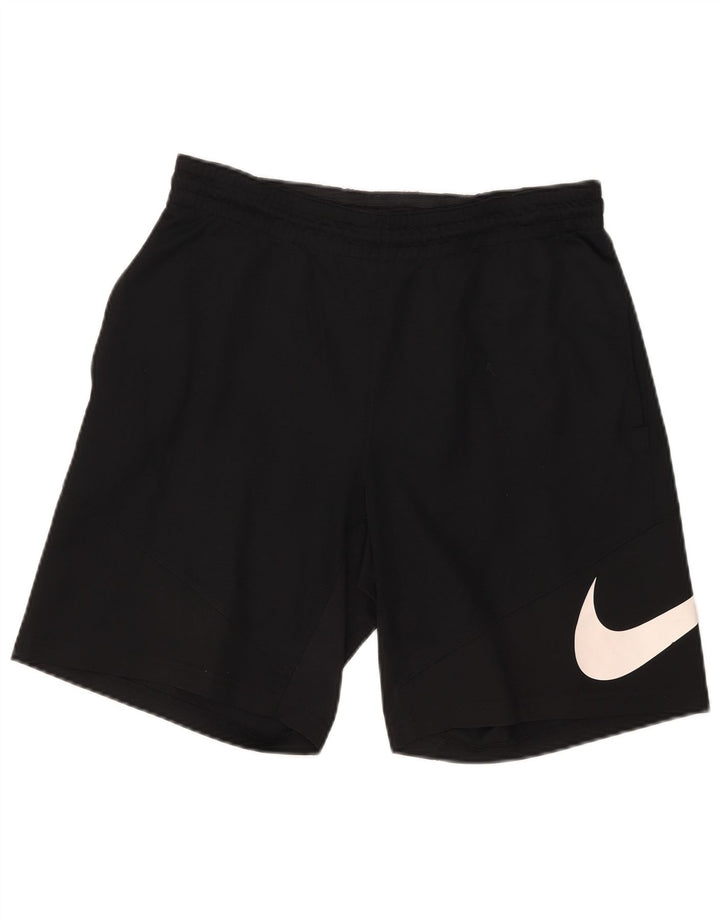 Nike Herren Dri Fit Graphic Sport Shorts Mittelschwarzes Polyester