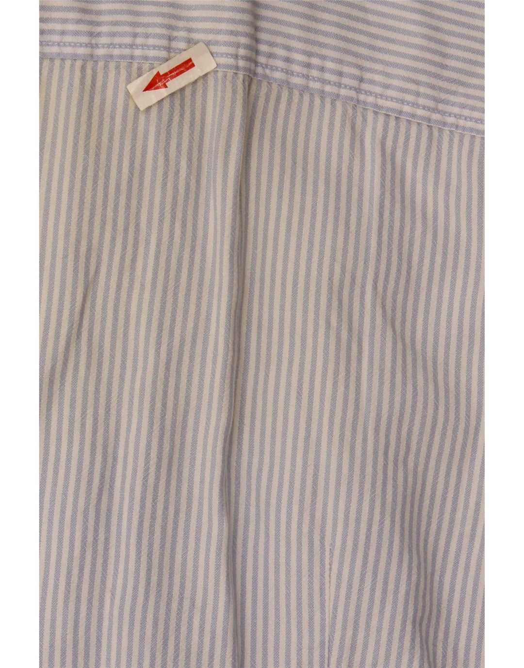 Tommy Hilfiger Damenhemd US 6 Mittelblaue Nadelstreifen-Baumwolle