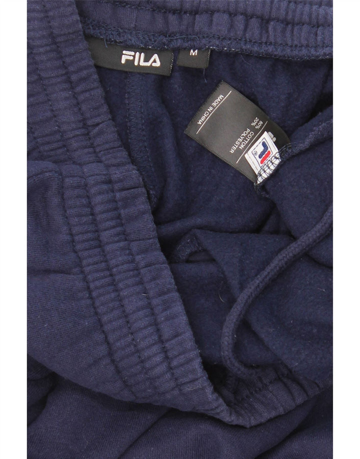 FILA Mens Tracksuit Trousers Medium  Navy Blue Cotton Vintage Fila and Second-Hand Fila from Messina Hembry 
