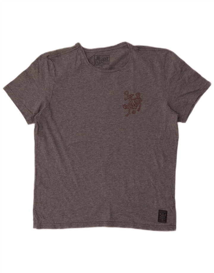 Element Herren-T-Shirt mit Grafik, Größe S, Grau