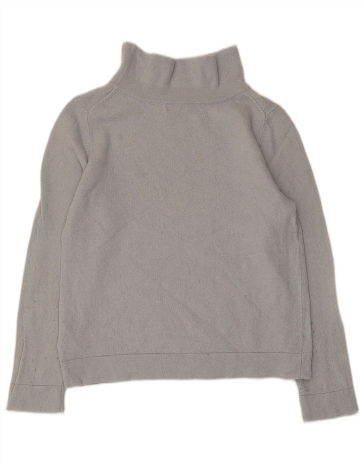 Hobbs Rollkragenpullover für Damen, UK 14, Größe L, graue Wolle