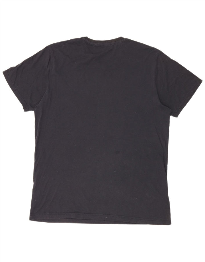 Penguin Herren-T-Shirt mit Grafik, XL, schwarze Baumwolle